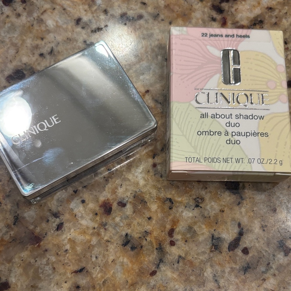 Clinique All About Shadow Duo - Deep Blue and Soft Gray